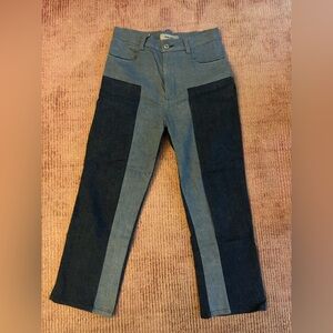 Rachel Comey Bismark two tone high-rise denim pants